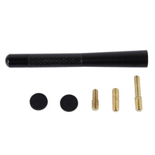 Load image into Gallery viewer, Carbon Fiber Aluminum Short Antenna Polished Universal Screws Base(Big Size), 12cm