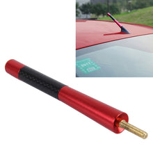 Load image into Gallery viewer, Carbon Fiber Aluminum Short Antenna Polished Universal Screws Base(Big Size), 12cm