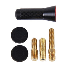 Load image into Gallery viewer, Carbon Fiber Aluminum Short Antenna Polished Universal Screws Base(Small Size), 3.4cm