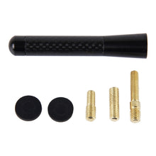 Load image into Gallery viewer, Carbon Fiber Aluminum Short Antenna Polished Universal Screws Base(Medium Size), 8cm