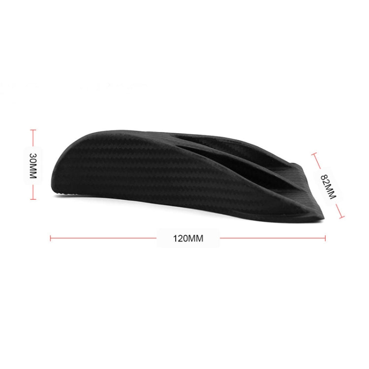 7 PCS Universal Car Eagle Claw Style Shark Fin Diffuser Vortex Generator Roof Spoiler, Carbon Fiber