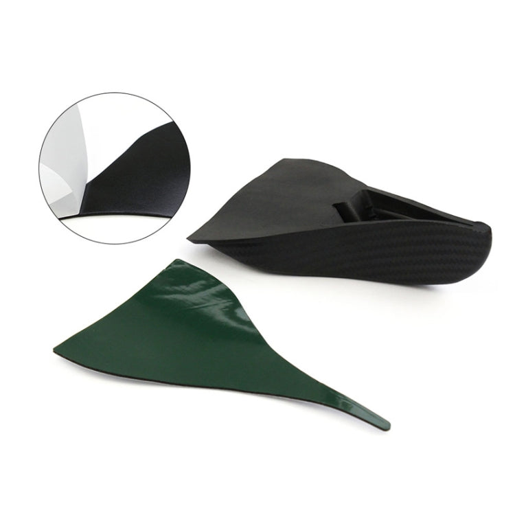 7 PCS Universal Car Eagle Claw Style Shark Fin Diffuser Vortex Generator Roof Spoiler, Carbon Fiber