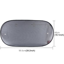 Load image into Gallery viewer, Car Window Foldable Shade for Back Blocks UV Rays with Suction Cups, Foldable Shade