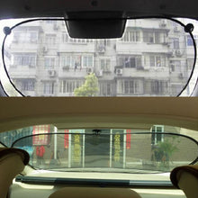Load image into Gallery viewer, Car Window Foldable Shade for Back Blocks UV Rays with Suction Cups, Foldable Shade