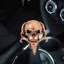 Load image into Gallery viewer, Universal Vehicle Car Creative Skull Double Heads Shaped Shifter Cover Manual Automatic Gear Shift Knob, Double Heads Shaped (Bronze), Double Heads Shaped (Beige), Double Heads Shaped (Silver)