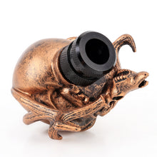 Load image into Gallery viewer, Universal Vehicle Car Creative Skull Double Heads Shaped Shifter Cover Manual Automatic Gear Shift Knob, Double Heads Shaped (Bronze), Double Heads Shaped (Beige), Double Heads Shaped (Silver)