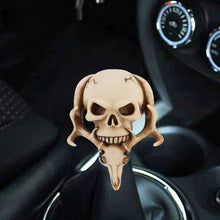 Load image into Gallery viewer, Universal Vehicle Car Creative Skull Double Heads Shaped Shifter Cover Manual Automatic Gear Shift Knob, Double Heads Shaped (Bronze), Double Heads Shaped (Beige), Double Heads Shaped (Silver)