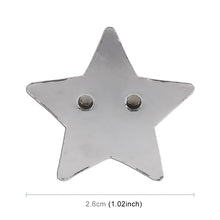 Load image into Gallery viewer, Star Pattern Car Metal Body Decorative Sticker, Star Pattern (Red), Star Pattern (Silver)