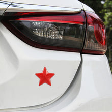 Load image into Gallery viewer, Star Pattern Car Metal Body Decorative Sticker, Star Pattern (Red), Star Pattern (Silver)