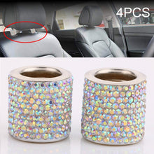 Load image into Gallery viewer, 4 PCS Car Crystal Head Pillow Modified Decoration