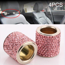 Load image into Gallery viewer, 4 PCS Car Crystal Head Pillow Modified Decoration