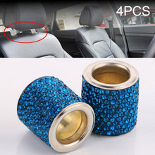 Load image into Gallery viewer, 4 PCS Car Crystal Head Pillow Modified Decoration