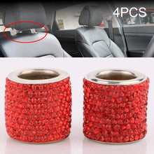 Load image into Gallery viewer, 4 PCS Car Crystal Head Pillow Modified Decoration