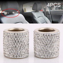 Load image into Gallery viewer, 4 PCS Car Crystal Head Pillow Modified Decoration