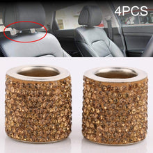 Load image into Gallery viewer, 4 PCS Car Crystal Head Pillow Modified Decoration
