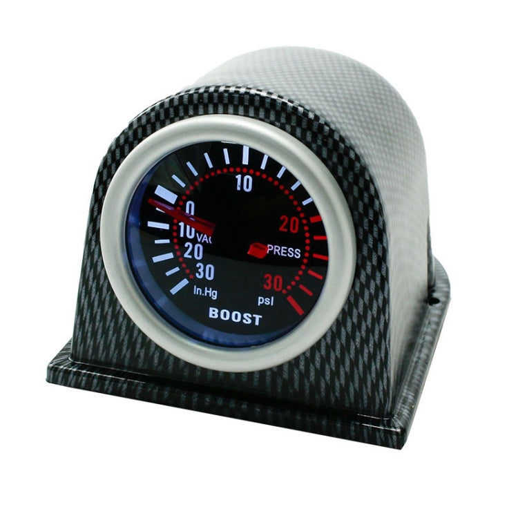 52mm 12V Universal Car Modified LED White Light Turbo Boost Gauge, White Light