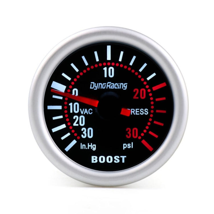 52mm 12V Universal Car Modified LED White Light Turbo Boost Gauge, White Light