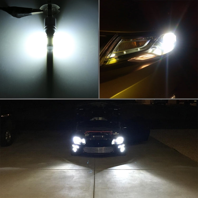 2 PCS H3 DC12V / 4.5W / 6000K / 360LM Car LED Fog Light with 6 CSP Lamp Beads, White Light, H3 (Black), H3 (Silver)