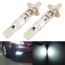 Load image into Gallery viewer, 2 PCS H1 DC12V / 4.5W / 6000K / 360LM Car LED Fog Light with 6 CSP Lamp Beads, White Light, H1 (Black), H1 (Silver)