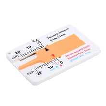 Load image into Gallery viewer, 2pcs 0-20mm Plastic Tread Plan Refinding Rounds Refinding Outcome Exists Tread Tablets Plastic Tire Tread Depth Gauge, Plastic Tire Tread Depth Gauge, Plastic Tire Tread Depth Gauge(Blue)