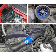 Load image into Gallery viewer, Car Stainless Universal Supercharger F1-Z Single Side Turbine Air Intake Fuel Saver Turbo Turboing Charger Fan Set kit, Single Side