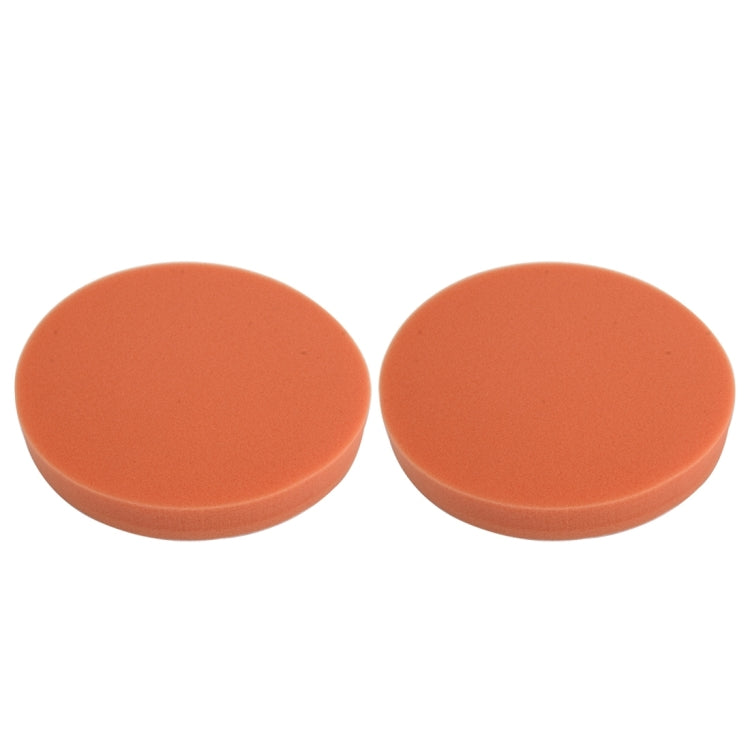 2 PCS Car Wax Sponge Round Shape Sponge High-density Waxing Sponge，Size:18.5 x 18.5cm, 18.5 x 18.5cm