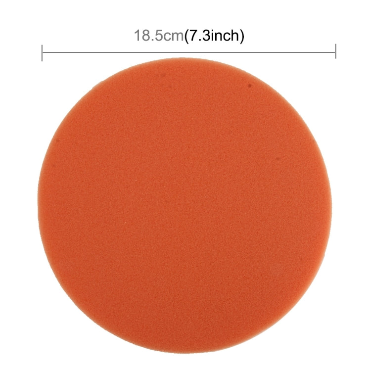 2 PCS Car Wax Sponge Round Shape Sponge High-density Waxing Sponge，Size:18.5 x 18.5cm, 18.5 x 18.5cm
