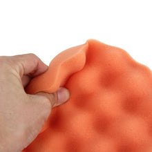 Load image into Gallery viewer, 2 PCS Car Wax Sponge Round and Wavy Shape Sponge High-density Waxing Sponge，Size:15 x 15cm, 15 x 15cm