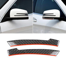 Load image into Gallery viewer, 2 PCS Car Carbon Fiber Rearview Mirror Anti-collision Strip Protection Guards Trims Stickers for Mercedes-Benz, Rearview Mirror