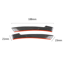 Load image into Gallery viewer, 2 PCS Car Carbon Fiber Rearview Mirror Anti-collision Strip Protection Guards Trims Stickers for Mercedes-Benz, Rearview Mirror