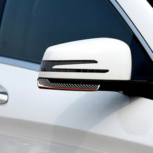Load image into Gallery viewer, 2 PCS Car Carbon Fiber Rearview Mirror Anti-collision Strip Protection Guards Trims Stickers for Mercedes-Benz, Rearview Mirror