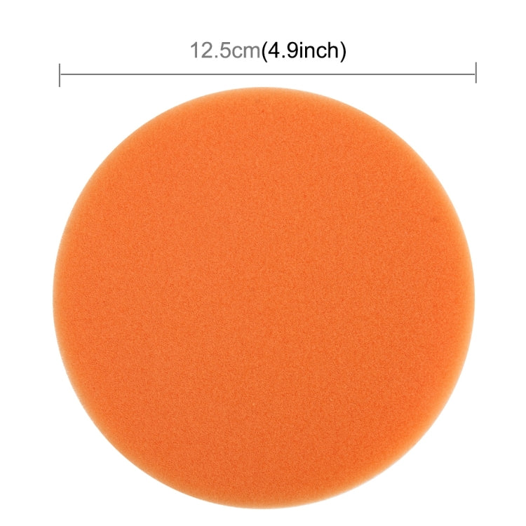 2 PCS Car Wax Sponge Round Shape Sponge High-density Waxing Sponge，Size:12.5 x 12.5cm, 12.5 x 12.5cm