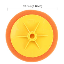 Load image into Gallery viewer, Polishing Disc Auto Polishing Machine Dedicated Sponge Wheel Wax Polishing Sponge Decontamination Sponge,Screw Hole Diameter:14mm, 14mm