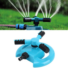 Load image into Gallery viewer, Garden Automatic Rotating Nozzle 360 Degree Rotary Automatic Sprinkler Garden Lawn Watering Nozzle,Applicable for 1/2 inch Water Pipes(Blue), 360 Degree Automatic Sprinkling 2