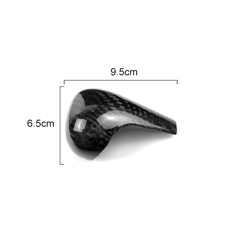 For Left Driving Universal Carbon Fiber Car Gear Shift Knob Modified Shifter Lever Knob for AUDI A4 / A5 / A6 / A7 / Q5 Q7, A7 / Q5 Q7