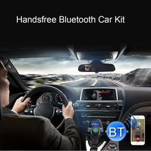 Load image into Gallery viewer, T11 Bluetooth FM Transmitter Car MP3 Player with LED Display, Support Double USB Charge &amp; Handsfree &amp; TF Card &amp; U Disk Music Play Function, T11