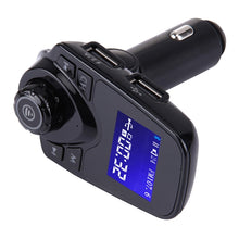 Load image into Gallery viewer, T11 Bluetooth FM Transmitter Car MP3 Player with LED Display, Support Double USB Charge &amp; Handsfree &amp; TF Card &amp; U Disk Music Play Function, T11