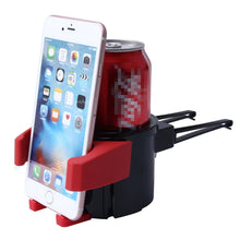 Load image into Gallery viewer, SHUNWEI SD-1027 Car Auto Multi-functional ABS Air Vent Drink Holder Bottle Cup Holder Phone Holder Mobile Mount, SD-1027(Black), SD-1027(Green), SD-1027(Red)