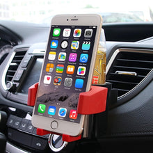 Load image into Gallery viewer, SHUNWEI SD-1027 Car Auto Multi-functional ABS Air Vent Drink Holder Bottle Cup Holder Phone Holder Mobile Mount, SD-1027(Black), SD-1027(Green), SD-1027(Red)