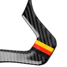 Load image into Gallery viewer, Car German Flag Carbon Fiber Steering Wheel Decorative Sticker for Mercedes-Benz, Steering Wheel (German Flag A)
