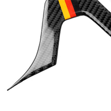 Load image into Gallery viewer, Car German Flag Carbon Fiber Steering Wheel Decorative Sticker for Mercedes-Benz, Steering Wheel (German Flag A)