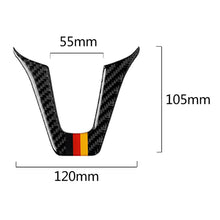 Load image into Gallery viewer, Car German Flag Carbon Fiber Steering Wheel Decorative Sticker for Mercedes-Benz, Steering Wheel (German Flag)