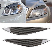 Load image into Gallery viewer, Car Carbon Fiber Light Eyebrow for Mercedes-Benz W204 Pre-Facelift 2008-2011, For Mercedes-Benz W204