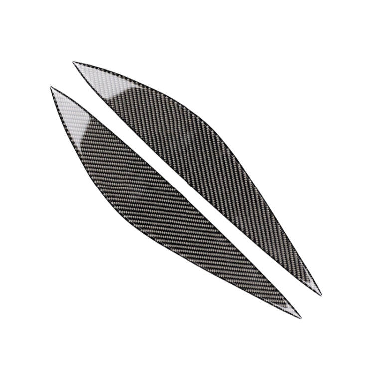 Car Carbon Fiber Light Eyebrow for Mercedes-Benz W204 Pre-Facelift 2008-2011, For Mercedes-Benz W204