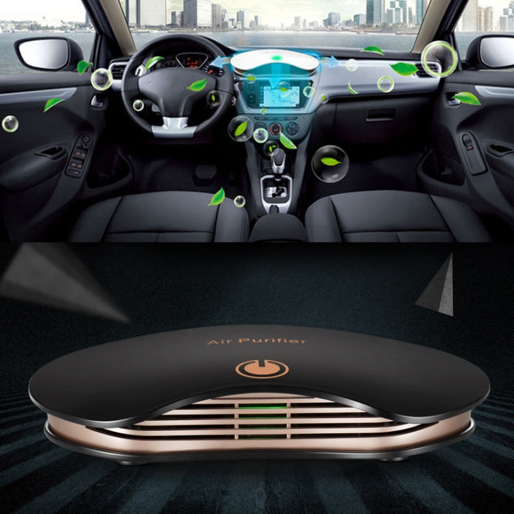 BL-001 Car / Household Smart Touch Control Air Purifier Negative Ions Air Cleaner, BL-001(Black), BL-001(White)