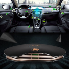 BL-001 Car / Household Smart Touch Control Air Purifier Negative Ions Air Cleaner, BL-001(Black), BL-001(White)
