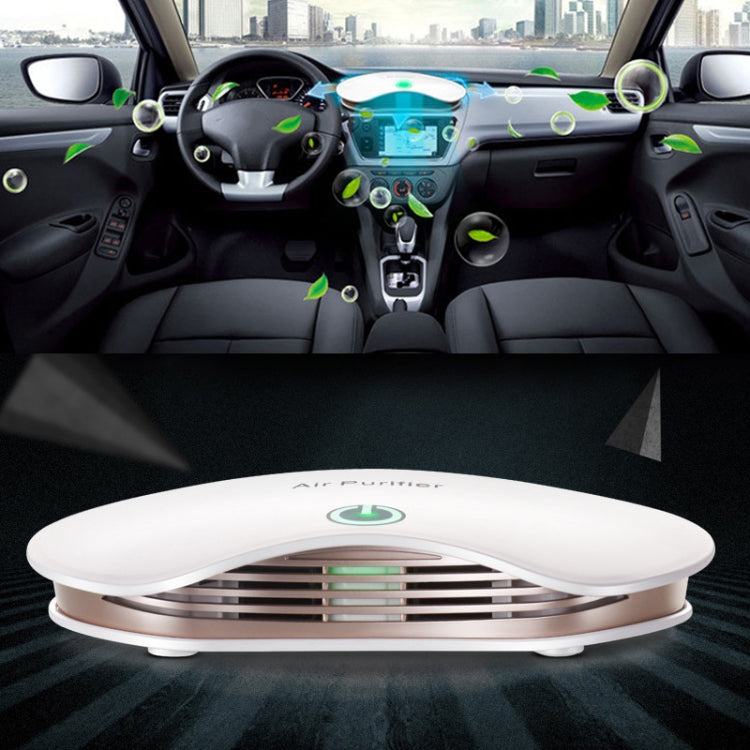 BL-001 Car / Household Smart Touch Control Air Purifier Negative Ions Air Cleaner, BL-001(Black), BL-001(White)