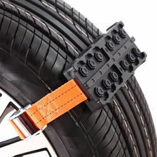 Load image into Gallery viewer, 2 PCS Universal Car Snow Chains Mud Tires Traction Mat Wheel Chain Non-slip Tracks Auto Winter Road Turnaround Tool Anti Slip Grip Tracks, Anti Slip Grip Tracks