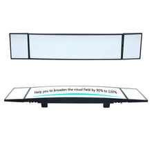 Load image into Gallery viewer, SHUNWEI Large Car Three-Fold Curve Surface Rear View Mirror Reverse Wide Angle Adjustable Angle Auxiliary Blind Area Retroreflector Reversing Wide-angle Lens, SD-2411
