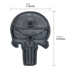 Load image into Gallery viewer, Pure Black Skull Metal Car Sticker, Skull 2